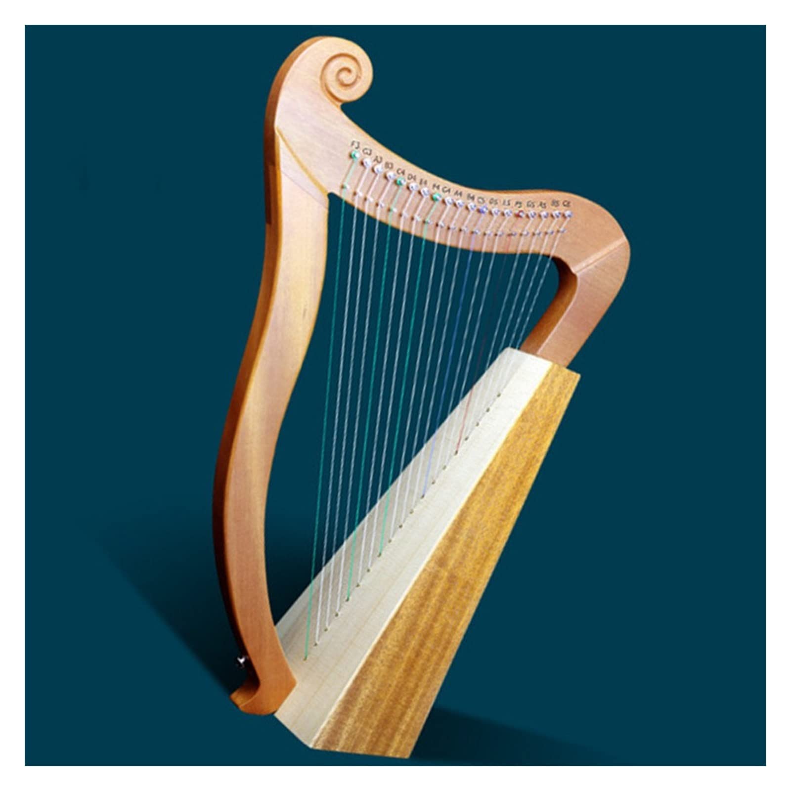 Amazon.co.jp: ポータブルハープ プロフェッショナル 19 弦と 15